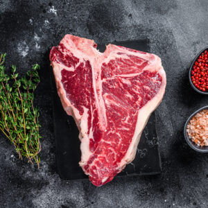 Grass fed T-Bone Steak